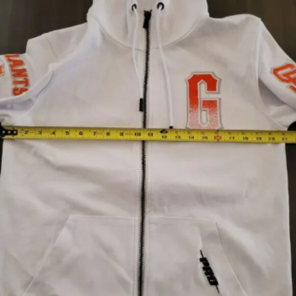 NWT Pro Standard MLB San Francisco Giant Men's Zip Up Hoodie White Official - Picture 9 of 16